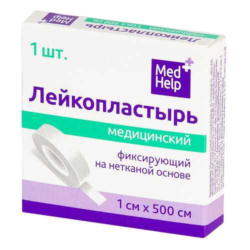 Пластырь фиксирующий MedHelp на нетканой основе 1 х 500 см в Аптека Классика