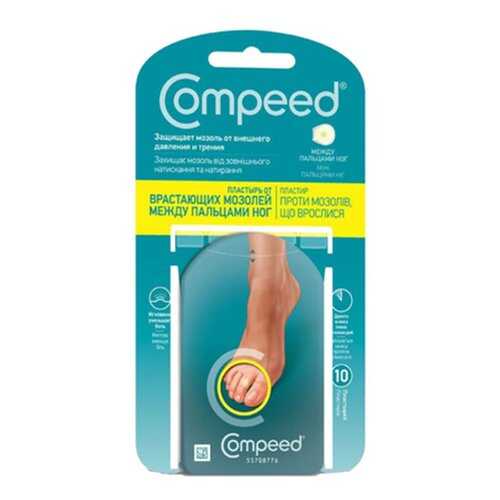 Пластырь от сухих мозолей Compeed CP002607 2,2 х 1,97 см телесный 10 шт. в Аптека Классика