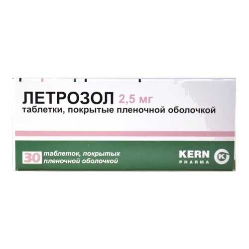 Летрозол таблетки, покрытые пленочной оболочкой 2,5 мг 30 шт. в Аптека Классика