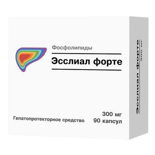 Эсслиал форте капсулы 300 мг №90 в Аптека Классика