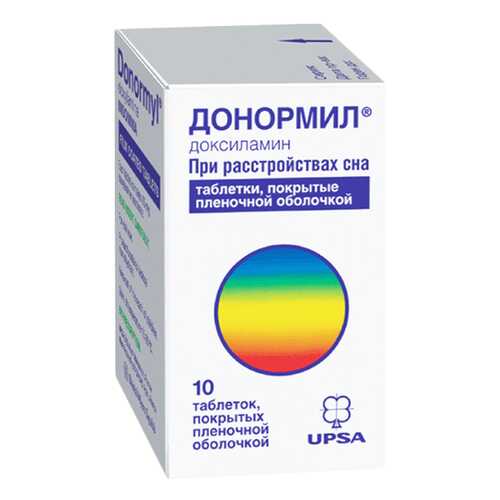 Донормил таблетки, покрытые пленочной оболочкой 15 мг №10 в Аптека Классика