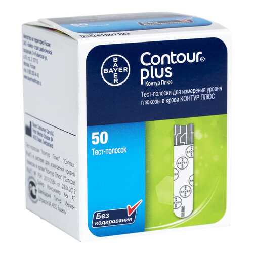 Тест-полоски для глюкометра Contour Plus 50 шт. в Аптека Классика