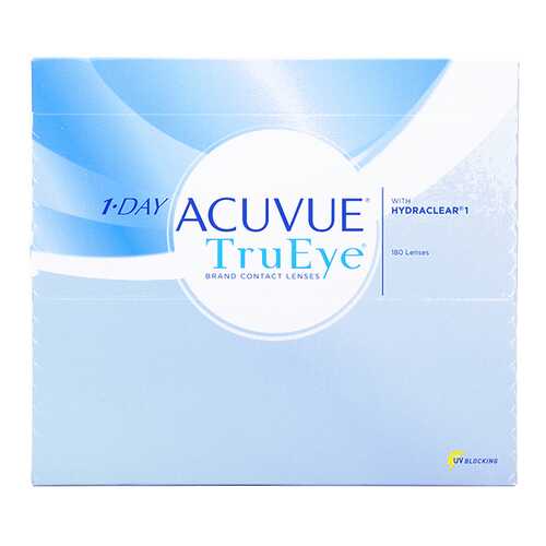 Контактные линзы 1-Day Acuvue TruEye 180 линз R 8,5 -1,75 в Аптека Классика