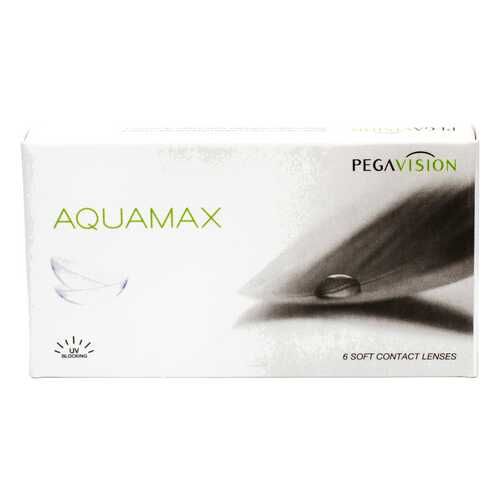 Контактные линзы AQUAMAX 6 линз R 8,6 -3,00 в Аптека Классика