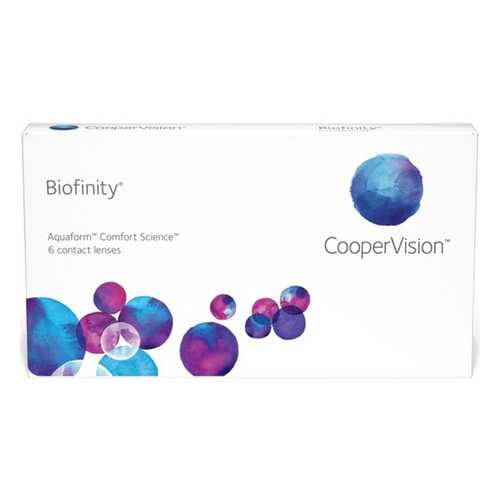 Контактные линзы Biofinity 6 линз +3,50 в Аптека Классика