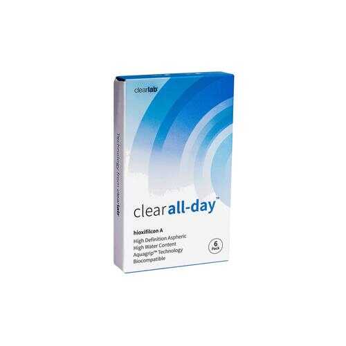 Контактные линзы ClearLab Clear All-Day 6 линз R 8.6 -01,25 в Аптека Классика