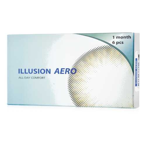 Контактные линзы ILLUSION Aero 6 линз R 8.6 -1.5D в Аптека Классика