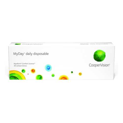 Контактные линзы MyDay Daily disposable 30 линз R 8,4 -3,00 в Аптека Классика