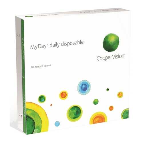 Контактные линзы MyDay Daily disposable 90 линз R 8,4 +4,00 в Аптека Классика