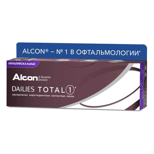 Контактные линзы Dailies Total1 Multifocal 30 линз High +2 R 8,5 -7,50 в Аптека Классика