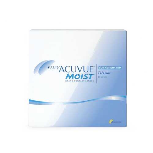 Контактные линзы 1-Day Acuvue Moist for Astigmatism 90 линз -0,50/-1,25/180 в Аптека Классика