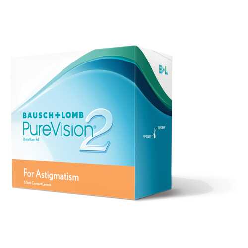 Контактные линзы PureVision 2 for Astigmatism 3 линзы -2,00/-1,25/10 в Аптека Классика