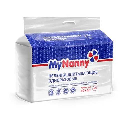 Пеленки впитывающие Medmil MyNanny 30 шт. 60x60 см в Аптека Классика