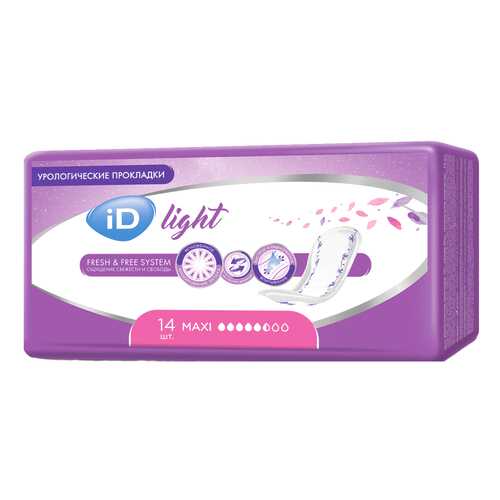 Урологические прокладки iD light maxi 14 шт. в Аптека Классика