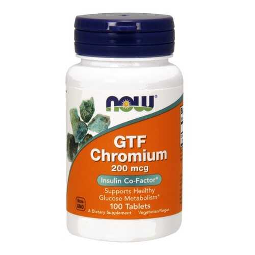 Now GTF Chromium 200 мкг таблетки 100 шт. в Аптека Классика