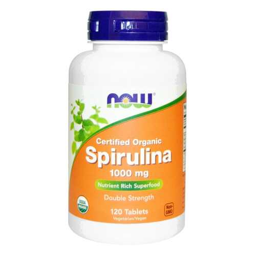 Добавка для здоровья NOW Spirulina 120 табл. в Аптека Классика