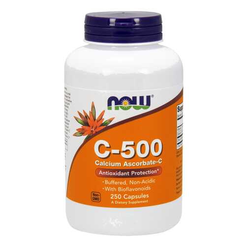 Витамин C NOW C-500 Calcium Ascorbate 250 капс. в Аптека Классика