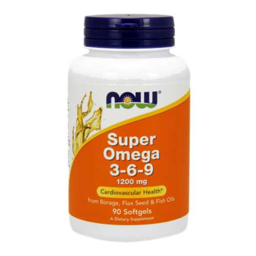 Omega 3-6-9 NOW Super 90 капс. в Аптека Классика