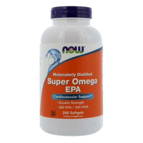 Omega-3 NOW Super Omega EPA 1200 мг 240 капсул в Аптека Классика