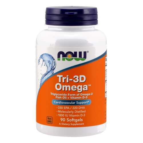 Omega-3 NOW + Vit D 90 капс. в Аптека Классика